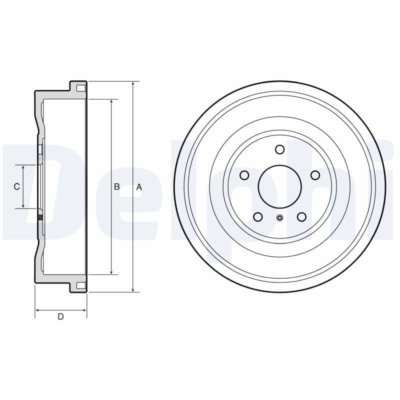Tambur frana DELPHI BF669