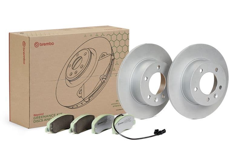 Set frana, frana disc BREMBO BEYOND LINE - Greenance KT 10 035