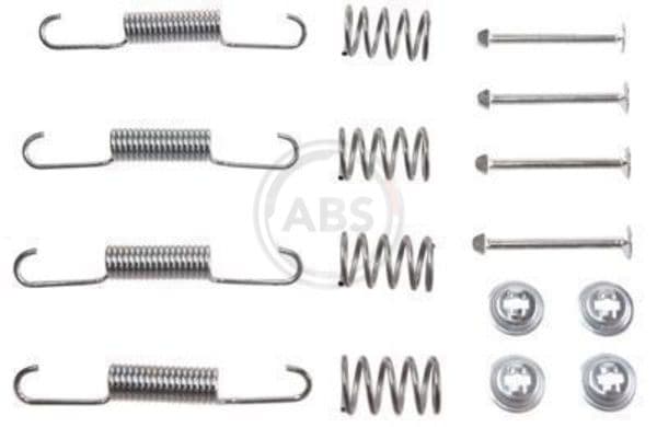set accesorii, saboti frana parcare ABS 0880Q