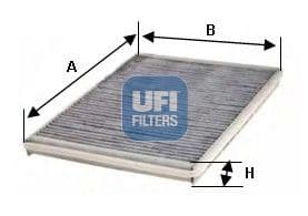 Filtru, aer habitaclu UFI 54.225.00