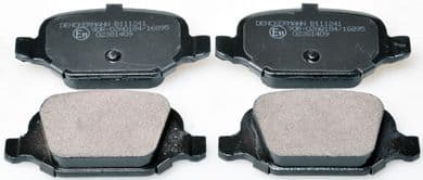 set placute frana,frana disc DENCKERMANN B111241