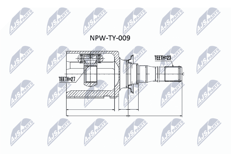 Set articulatie, planetara NTY NPW-TY-009