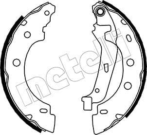 Set saboti frana METELLI 53-0355