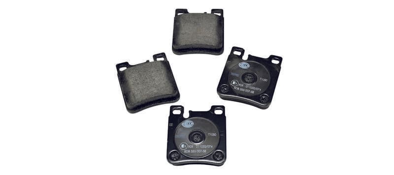 set placute frana,frana disc HELLA-PAGID 8DB 355 007-581