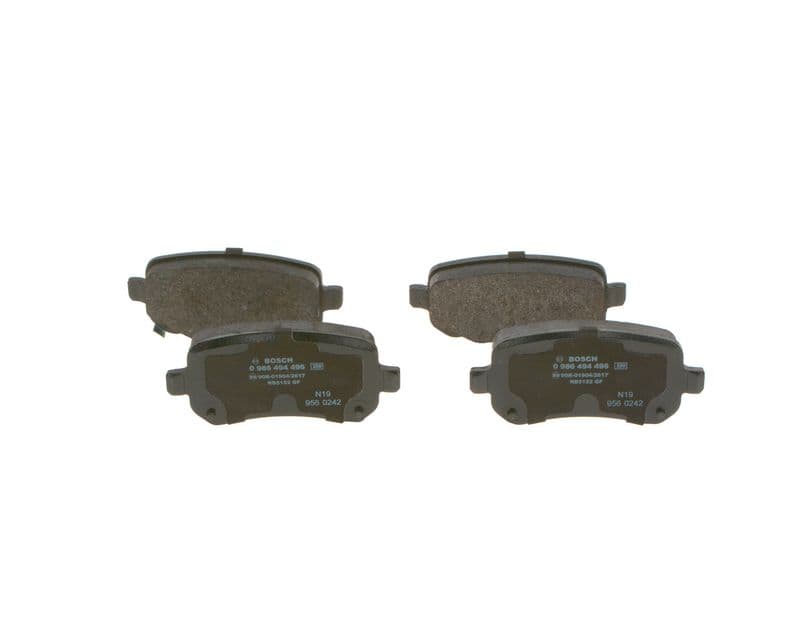 set placute frana,frana disc BOSCH 0 986 494 496