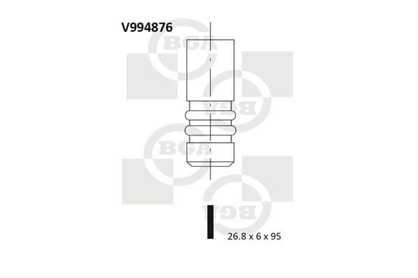 Supapa admisie BGA V994876