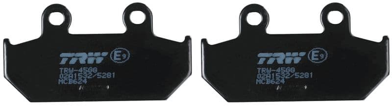 set placute frana,frana disc TRW Organic Allround MCB624