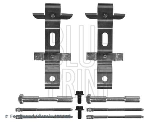 Set accesorii, placute frana BLUE PRINT ADBP480004