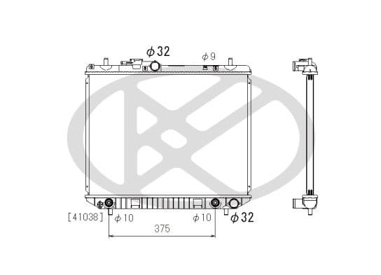 Radiator, racire motor KOYORAD PL072416R