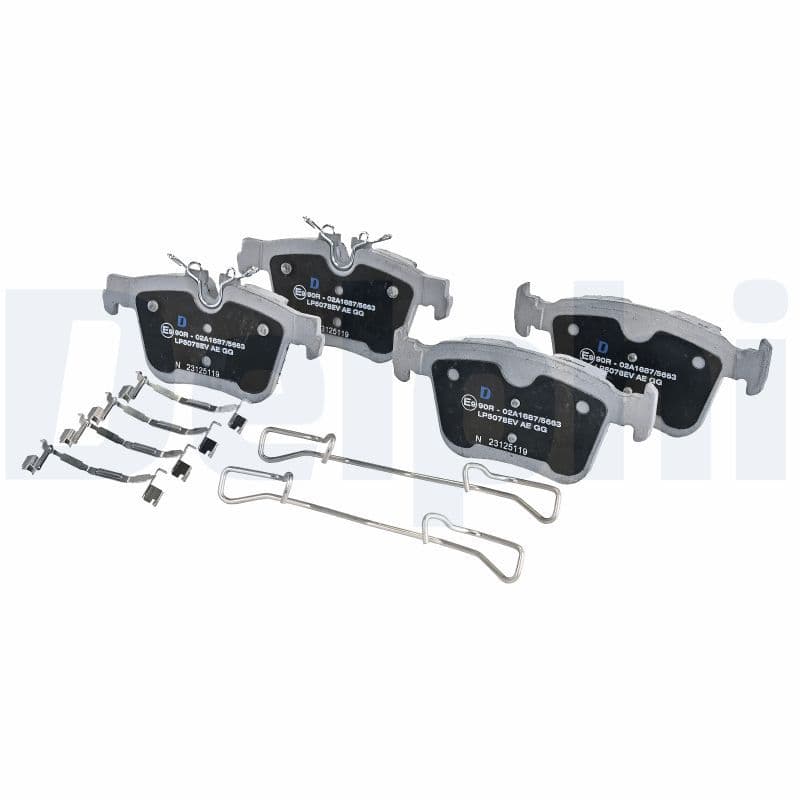 set placute frana,frana disc DELPHI LP5078EV