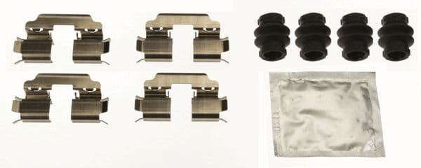 Set accesorii, placute frana TRW PFK705
