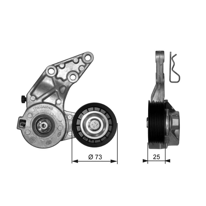Intinzator curea, curea distributie GATES DriveAlign™ T39067