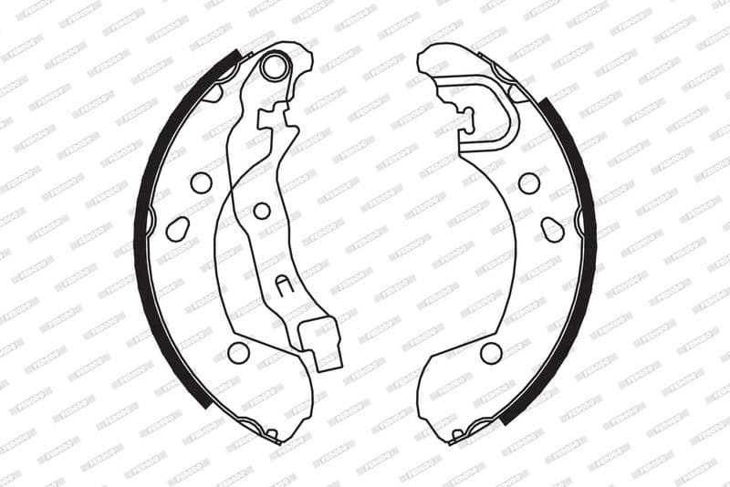 Set saboti frana FERODO PREMIER FSB649