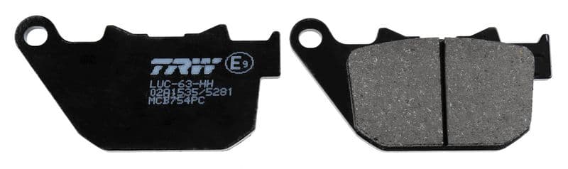 set placute frana,frana disc TRW MCB754PC