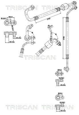 conducta presiune variabila,aer conditionat TRISCAN 9010 24015