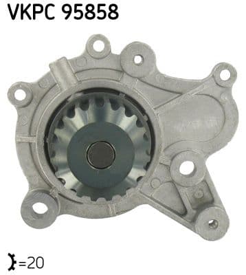 Pompă de apă, răcire motor SKF VKPC 95858