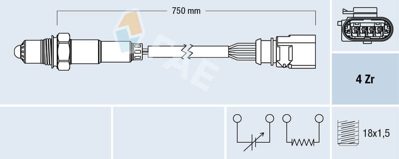 Sonda Lambda FAE 77399