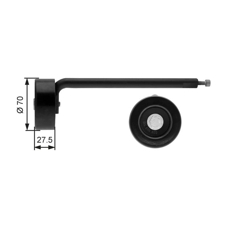 Intinzator curea, curea distributie GATES T39088