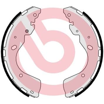Set saboti frana BREMBO ESSENTIAL LINE S 56 547