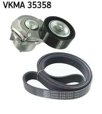Set curea transmisie cu caneluri SKF VKMA 35358