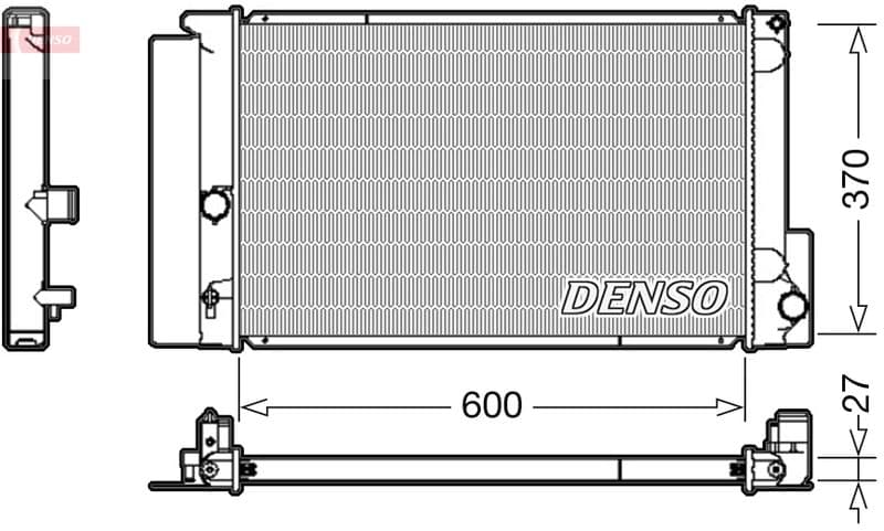 Radiator, racire motor DENSO DRM50087