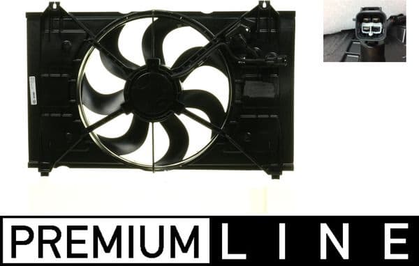 Ventilator, radiator MAHLE BEHR *** PREMIUM LINE *** CFF 222 000P