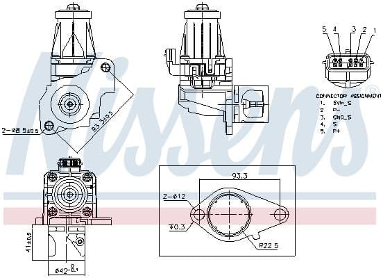 Supapa EGR NISSENS ** FIRST FIT ** 98405