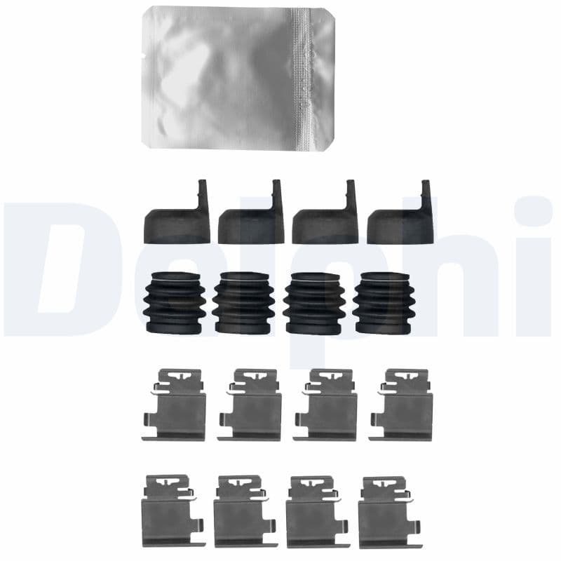 Set accesorii, placute frana DELPHI LX0639