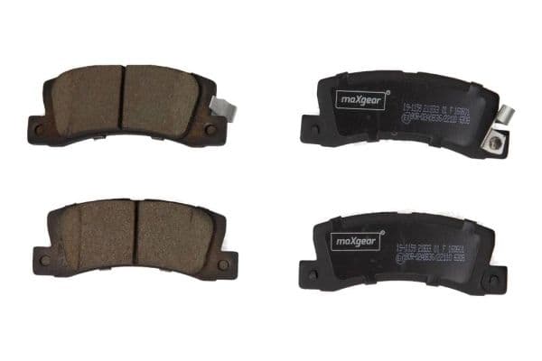 set placute frana,frana disc MAXGEAR 19-1159