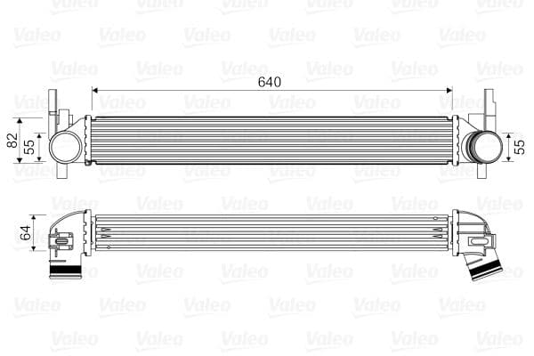 Intercooler, compresor VALEO 818574