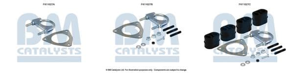 Set montaj, filtru funingine/particule BM CATALYSTS FK11027