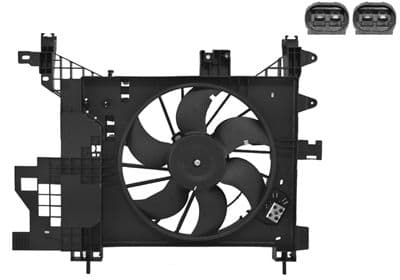 Ventilator, radiator VAN WEZEL 1555747