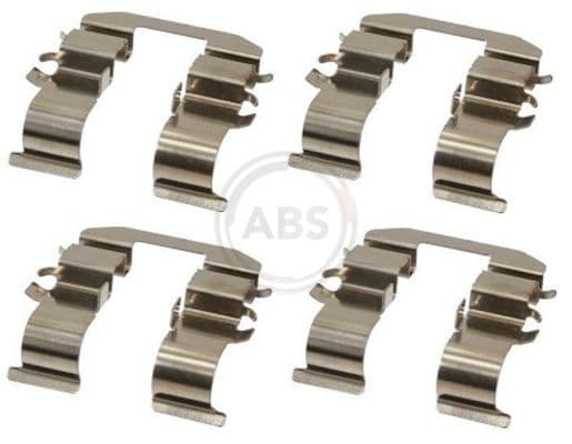 Set accesorii, placute frana ABS 1758Q