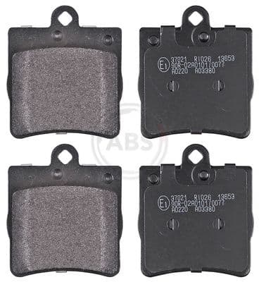 set placute frana,frana disc ABS 37021