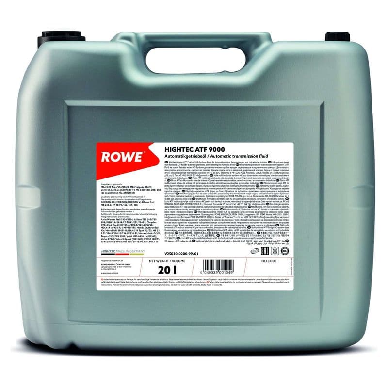 ulei de transmisie ROWE HIGHTEC ATF 9000 25020-0200-99