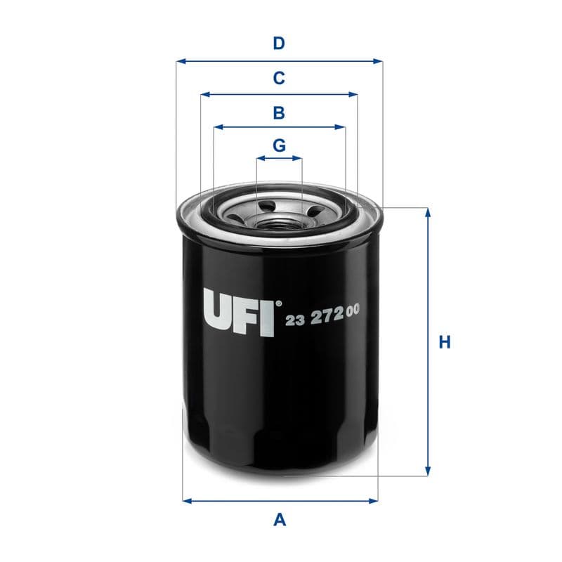Filtru ulei UFI 23.272.00