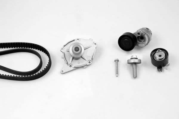 Set pompa apa + curea dintata HEPU PK09622
