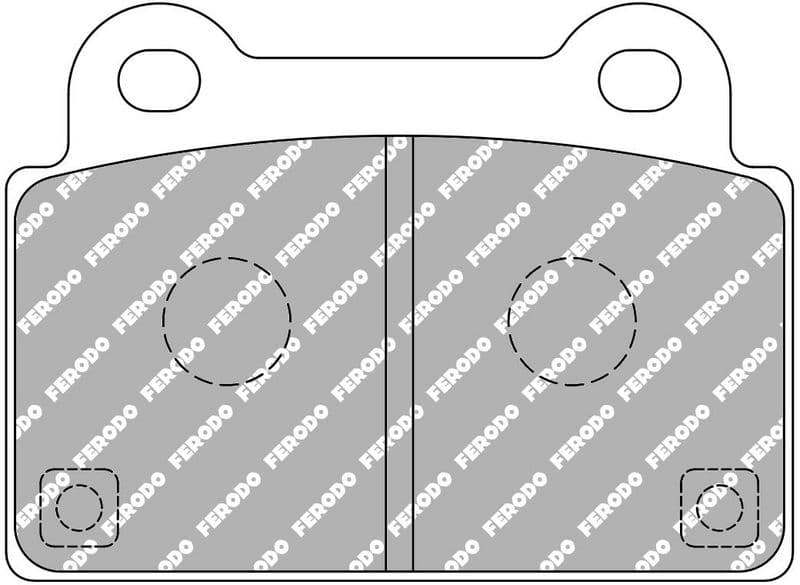 set placute frana,frana disc FERODO FCP4168Z