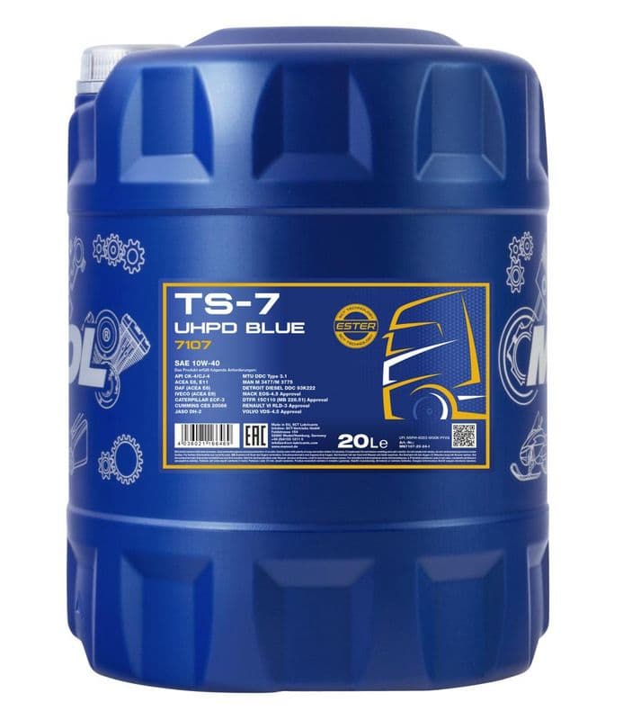 MANNOL UHPD TS-7 BLUE 10W-40- 20L