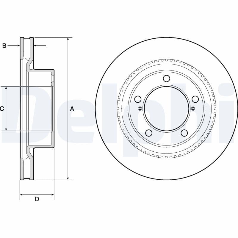 Disc frana DELPHI BG9131