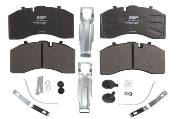 set placute frana,frana disc SBP 07-P29158