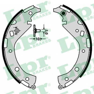 Set saboti frana LPR 09170