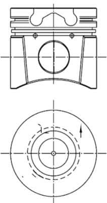 Piston KOLBENSCHMIDT 99418610