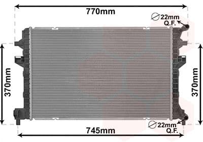 Radiator temperatura scazuta, intercooler VAN WEZEL 03012705