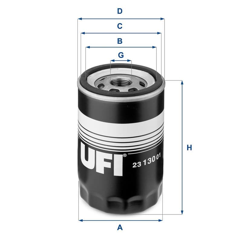 Filtru ulei UFI 23.130.01