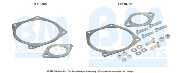 Set montaj, filtru funingine/particule BM CATALYSTS FK11078
