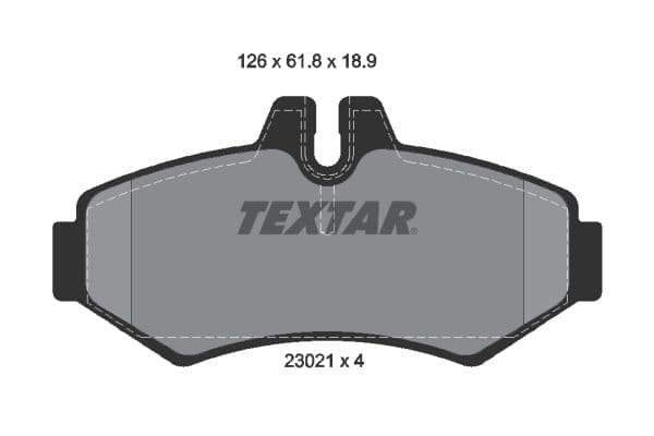 set placute frana,frana disc TEXTAR Q+ 2302101