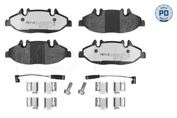 set placute frana,frana disc MEYLE -PD: Advanced performance and design. 025 240 0720/PD