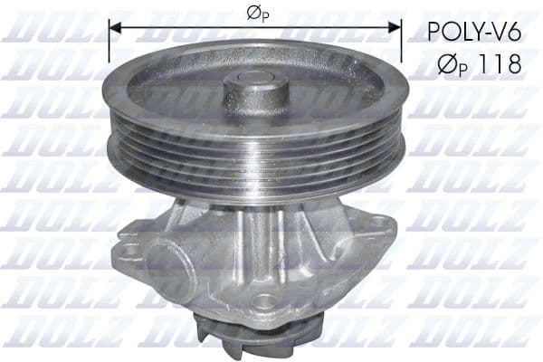 Pompă de apă, răcire motor DOLZ S225