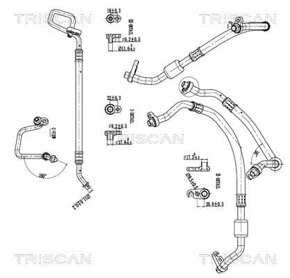 conducta presiune variabila,aer conditionat TRISCAN 9010 24002